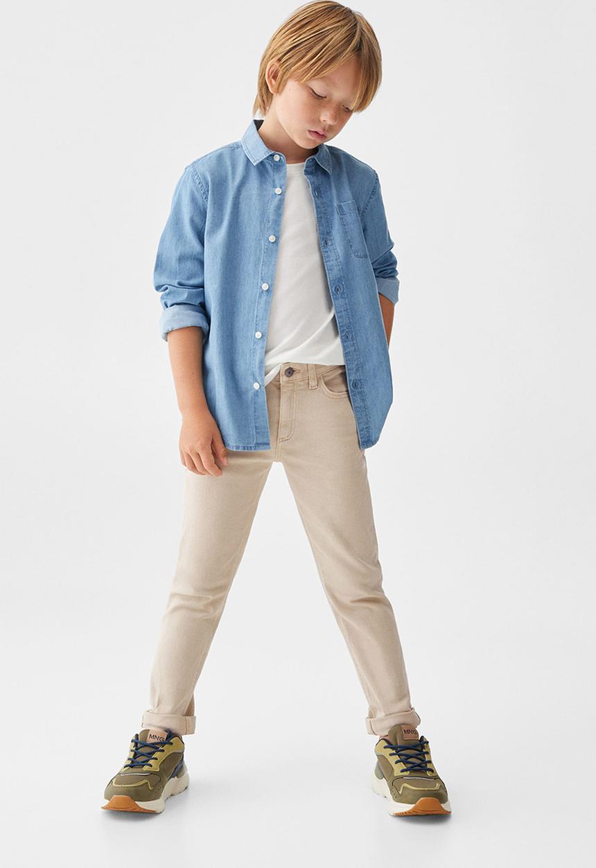 MANGO - Trousers peru5 - beige