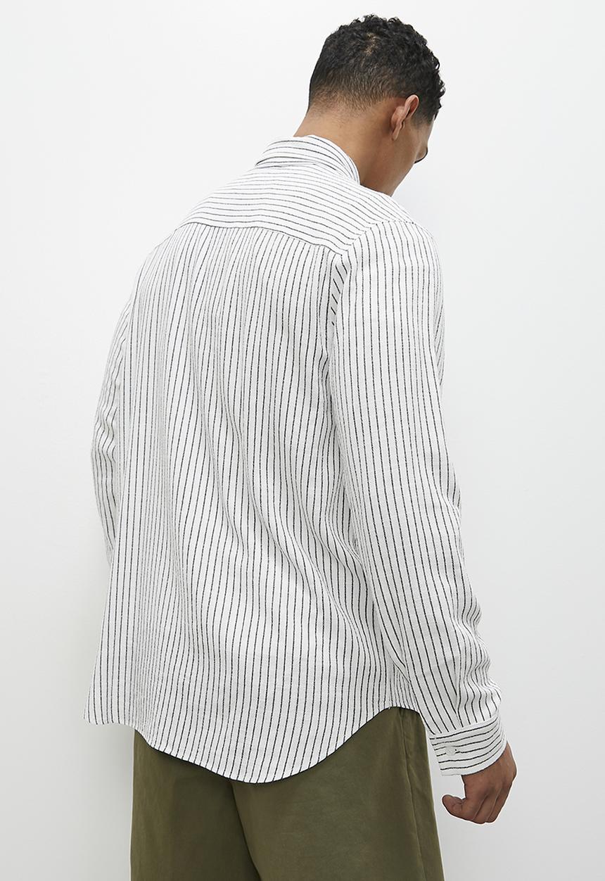 Superbalist - Yarn dye stripe shirt - black & white