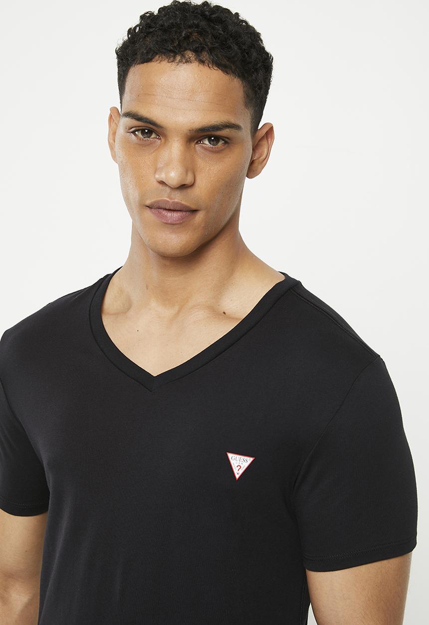 GUESS - Vn short sleeve core tee - jet black