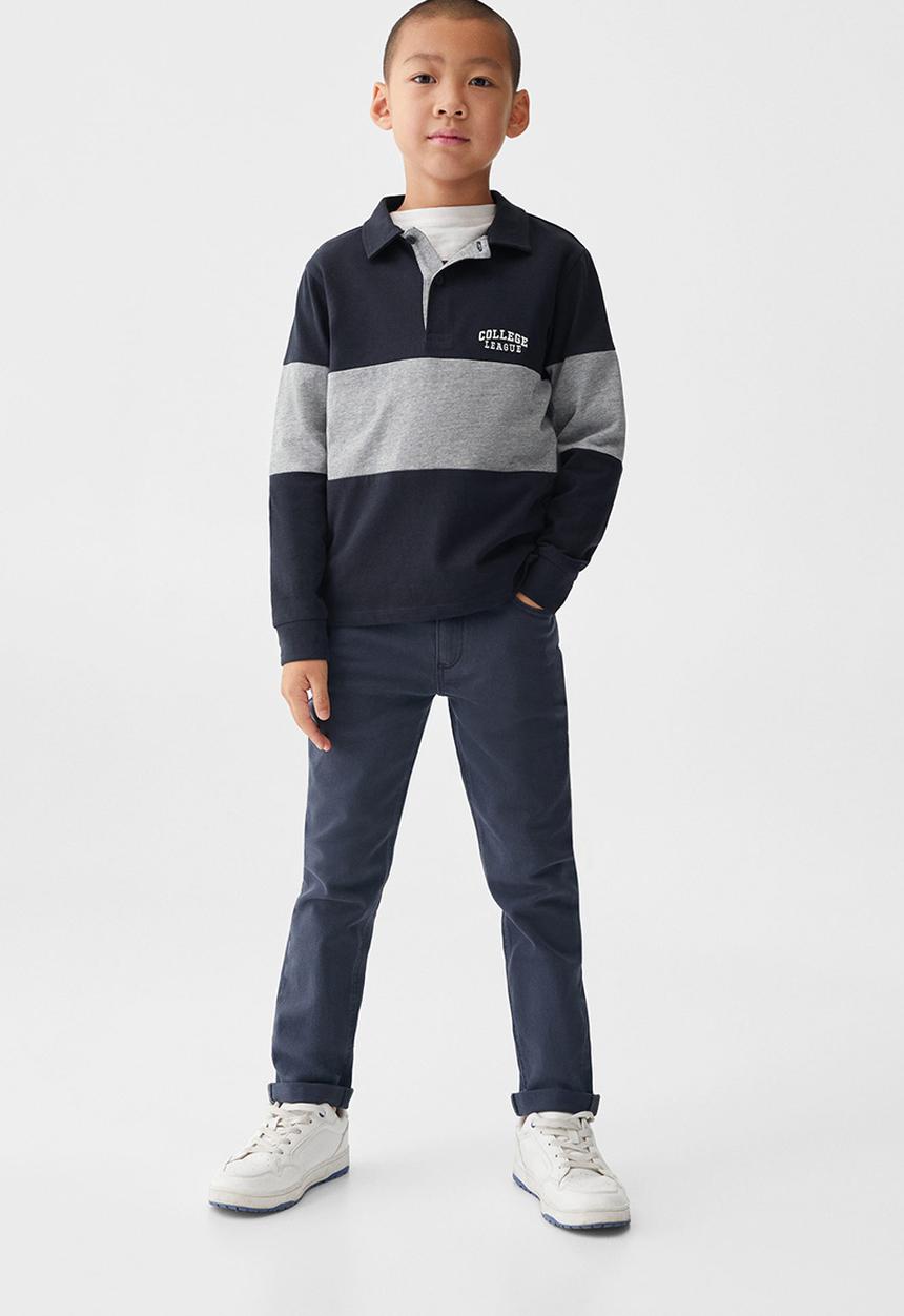 MANGO - Trousers peru5 - navy