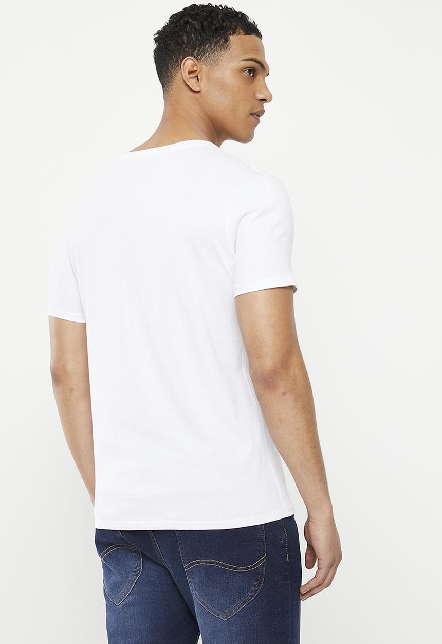 GUESS - Vn short sleeve core tee - pure white