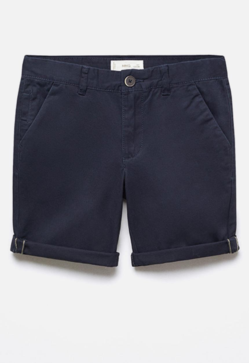 MANGO - Bermuda shorts pico - navy