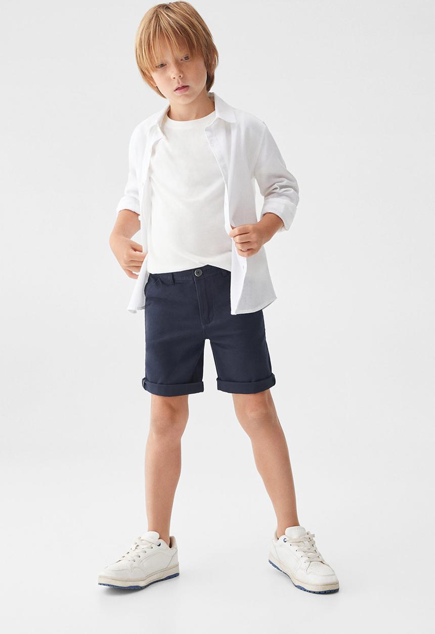 MANGO - Bermuda shorts pico - navy