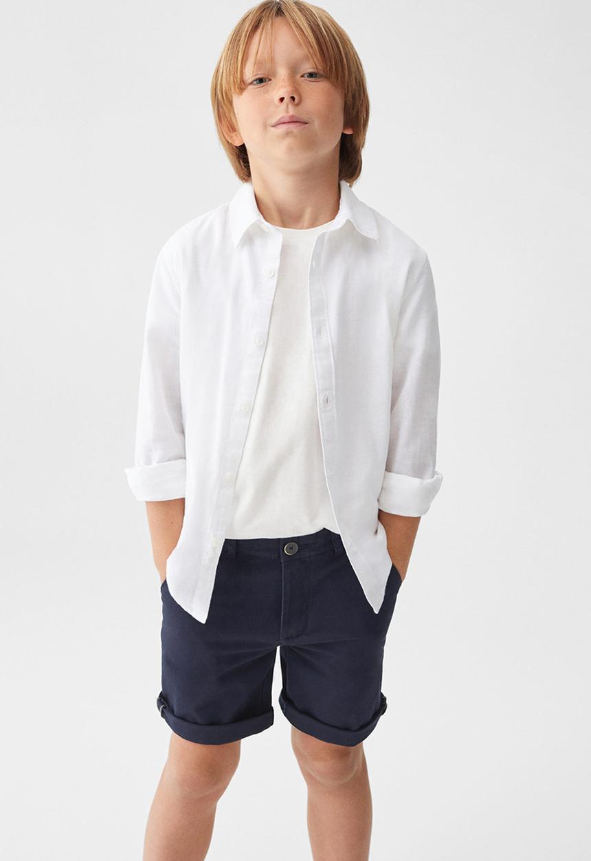MANGO - Bermuda shorts pico - navy