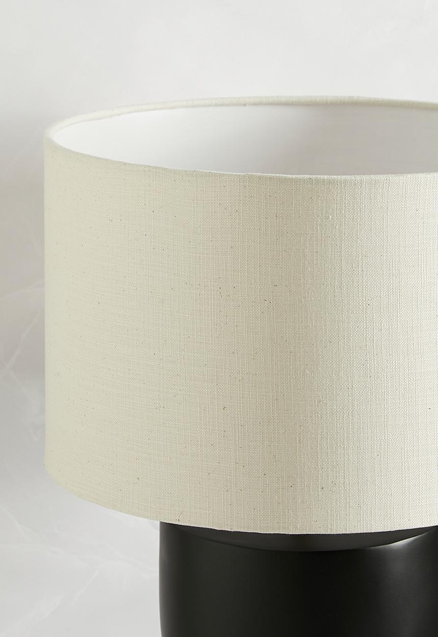 Sixth Floor - Amira table lamp - black & natural