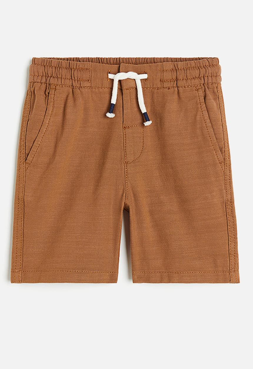 H&M - Loose fit chino shorts - brown