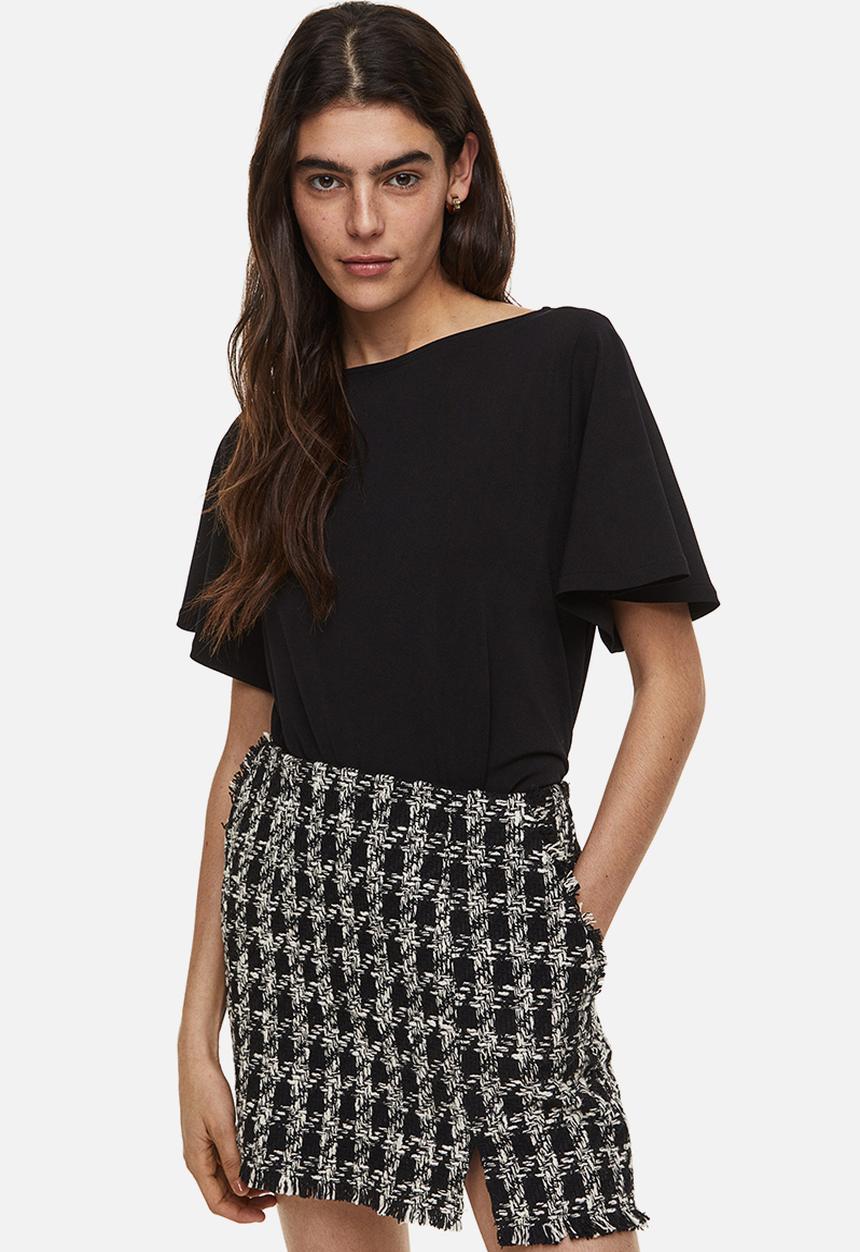 H&M - Jersey top - black
