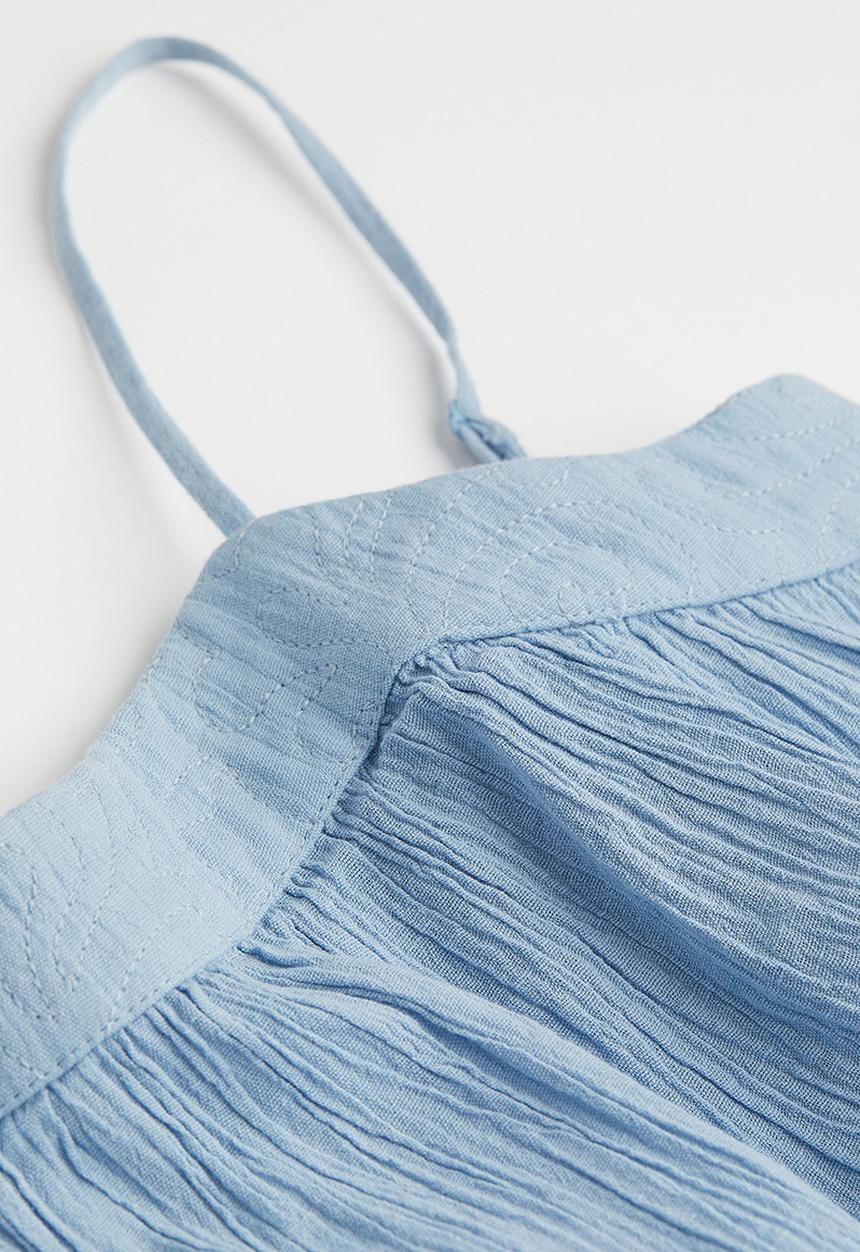 H&M - Crêpe dress - light blue 