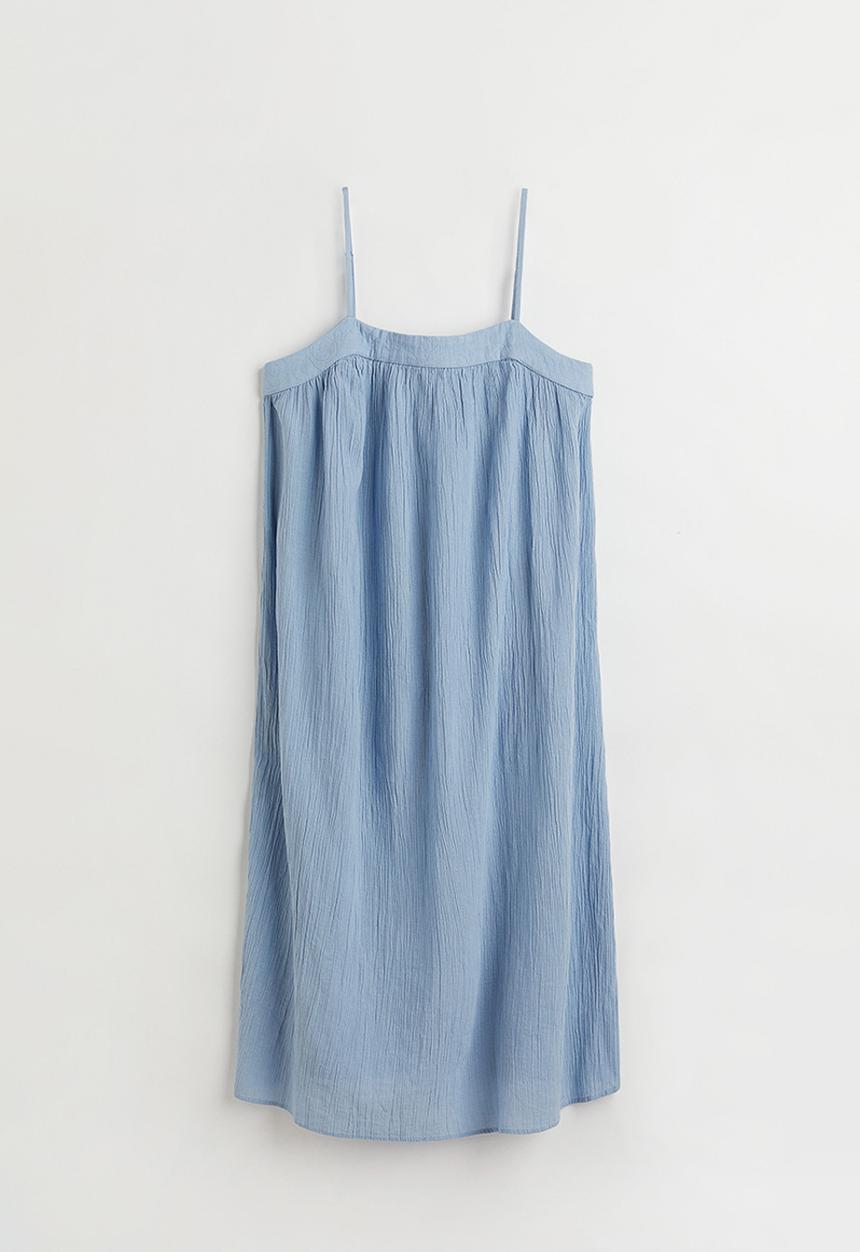 H&M - Crêpe dress - light blue 