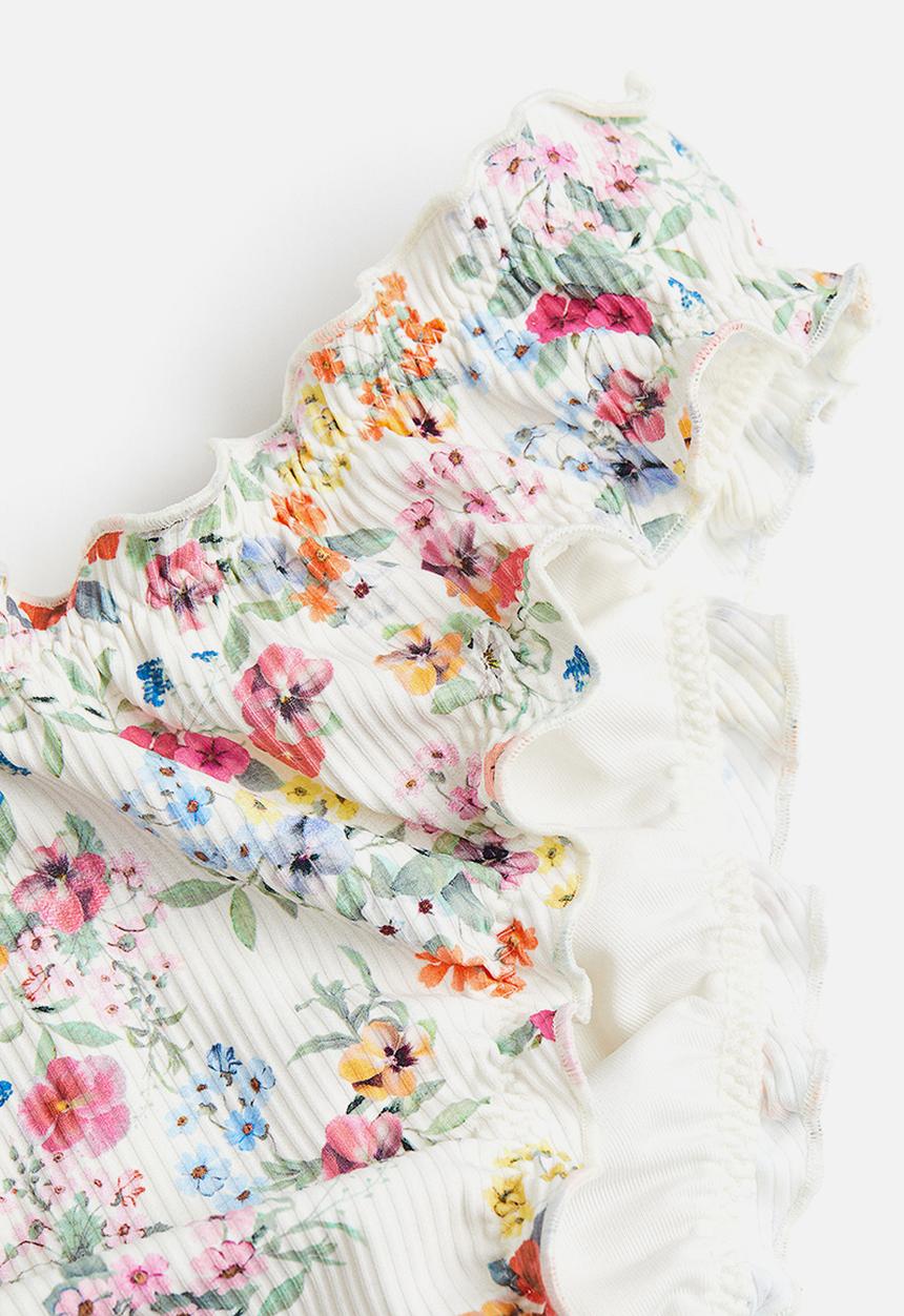 H&M - Bikini bottoms - white floral