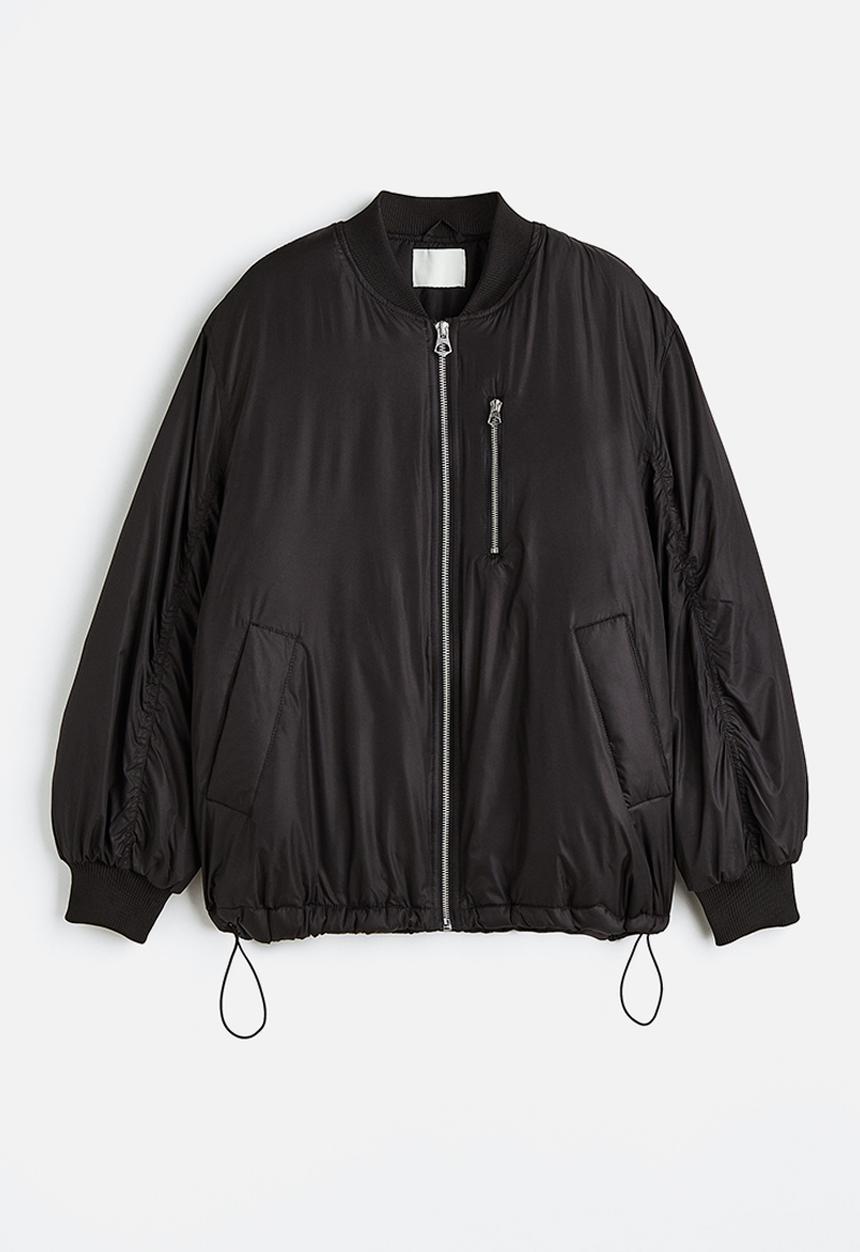 H&M - Padded bomber jacket - black