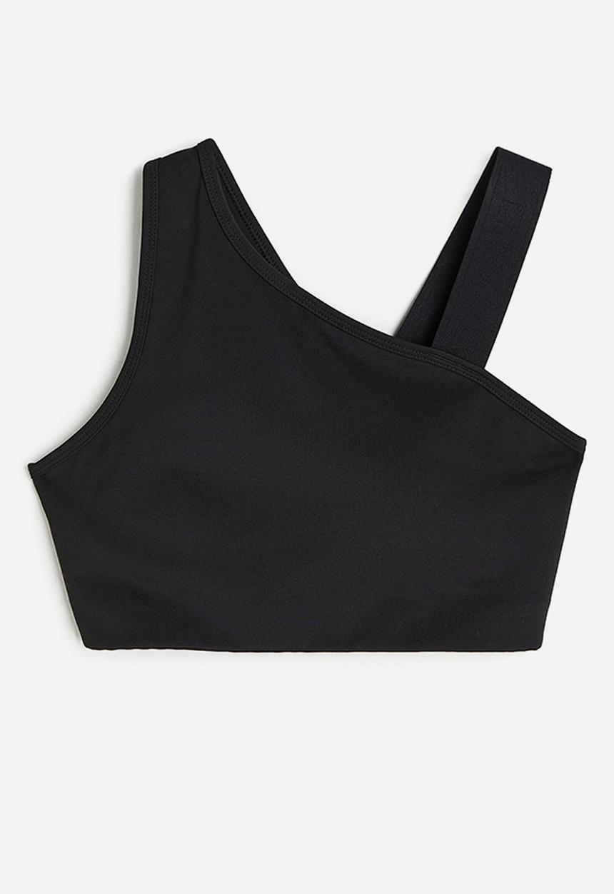 H&M - Drymove™ medium support sports bra - black