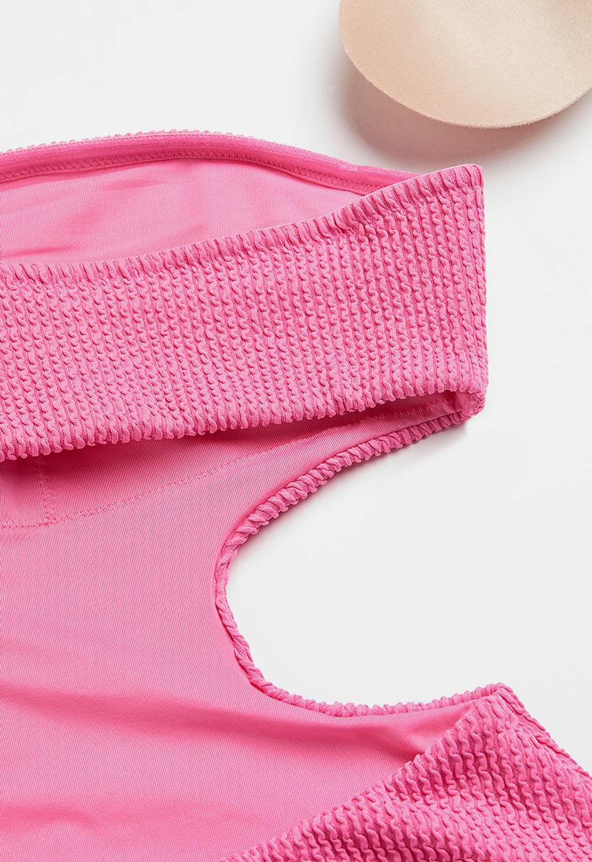 H&M - Bandeau swimsuit - pink