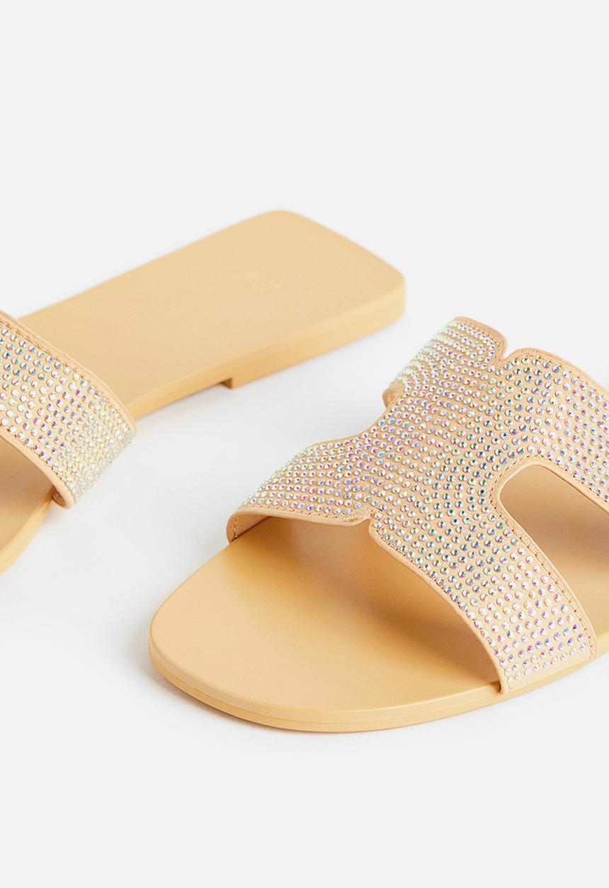 H&M - Slides - light beige 