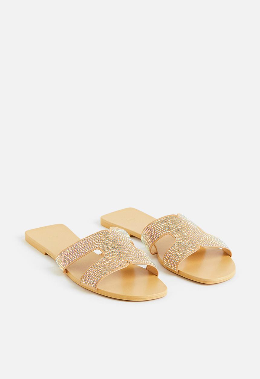 H&M - Slides - light beige 