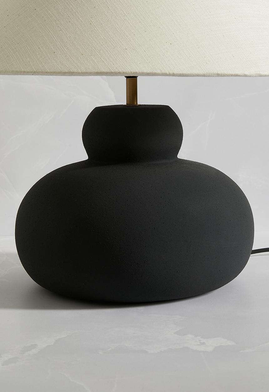 Sixth Floor - Zoe table lamp - black & natural