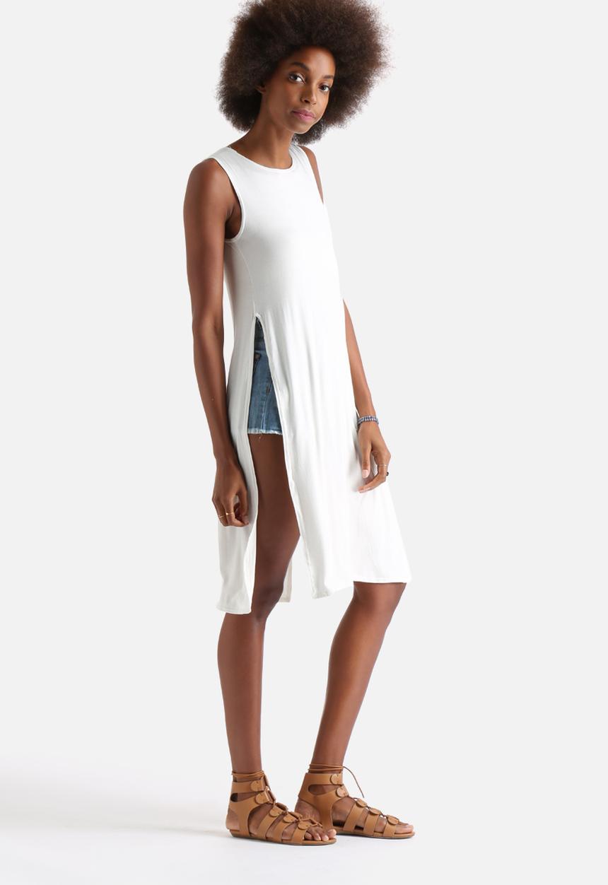 Influence. - Sleeveless Split Side Maxi Top