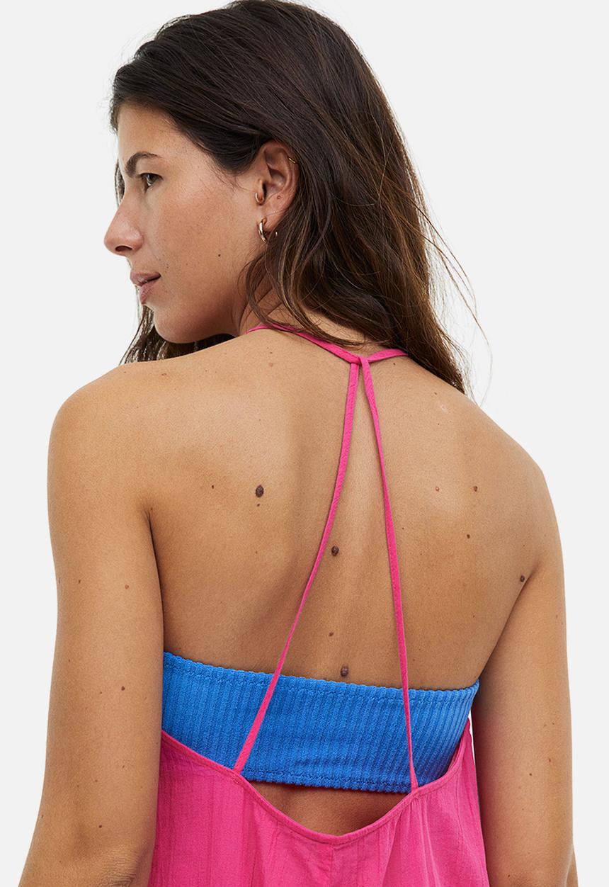 H&M - Cotton beach dress - cerise