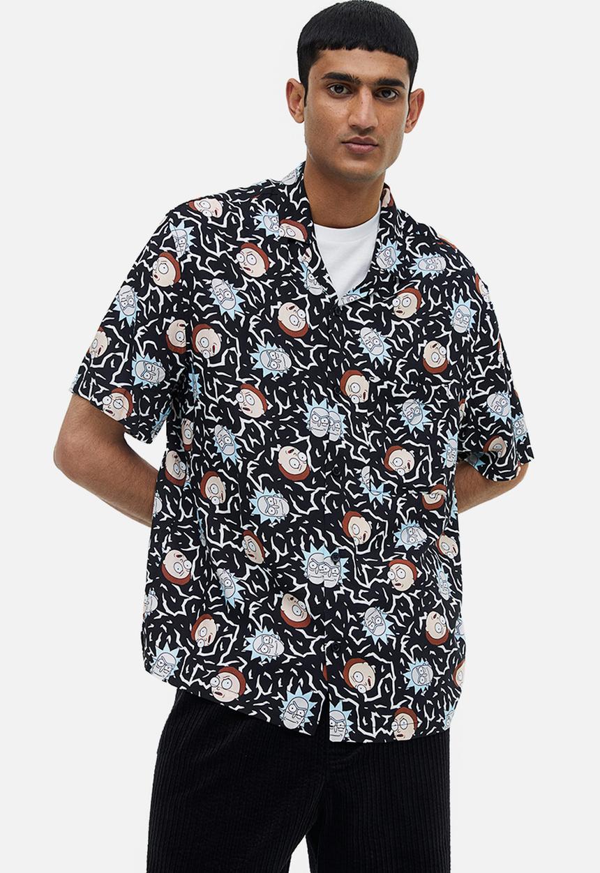 H&M - Relaxed fit patterned resort shirt - multi