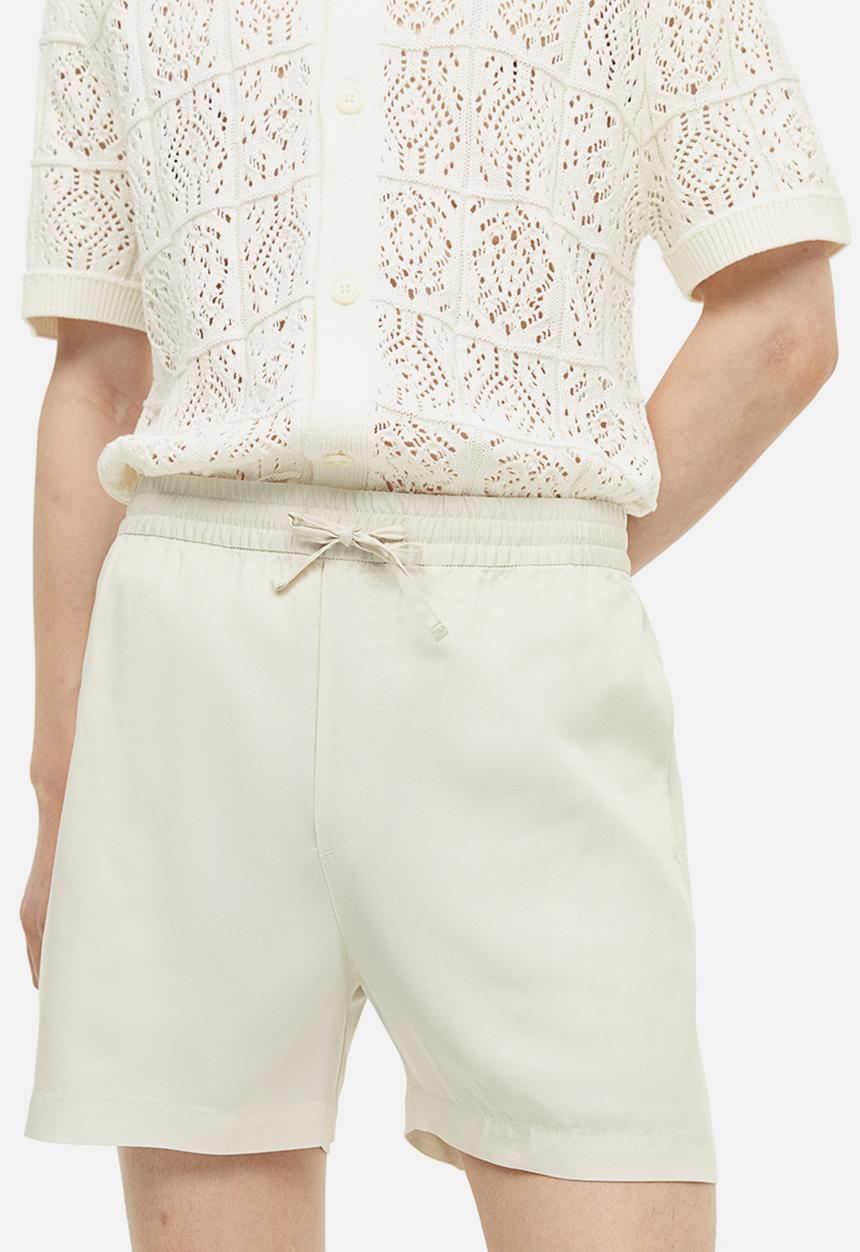 H&M - Regular fit lyocell shorts - light greige