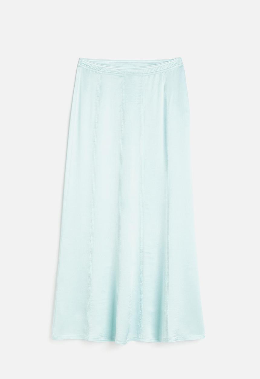 H&M - Maxi skirt - light turquoise 