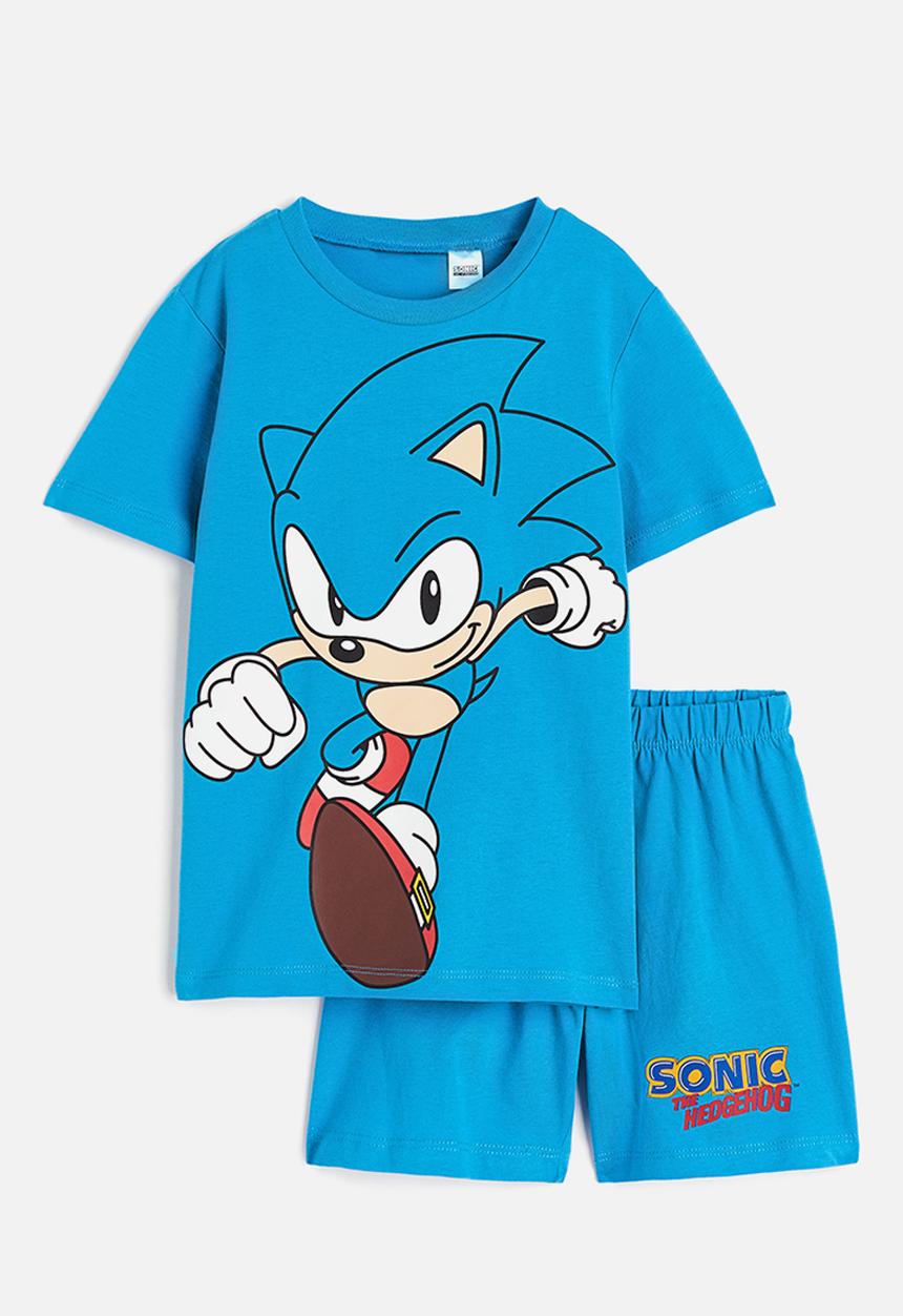 H&M - Printed pyjamas - bright blue sonic the hedgehog