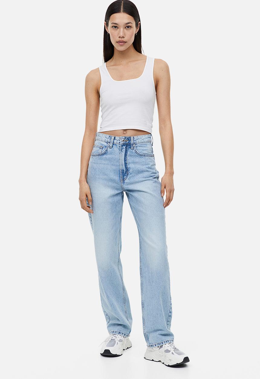 H&M - Cropped vest top - white