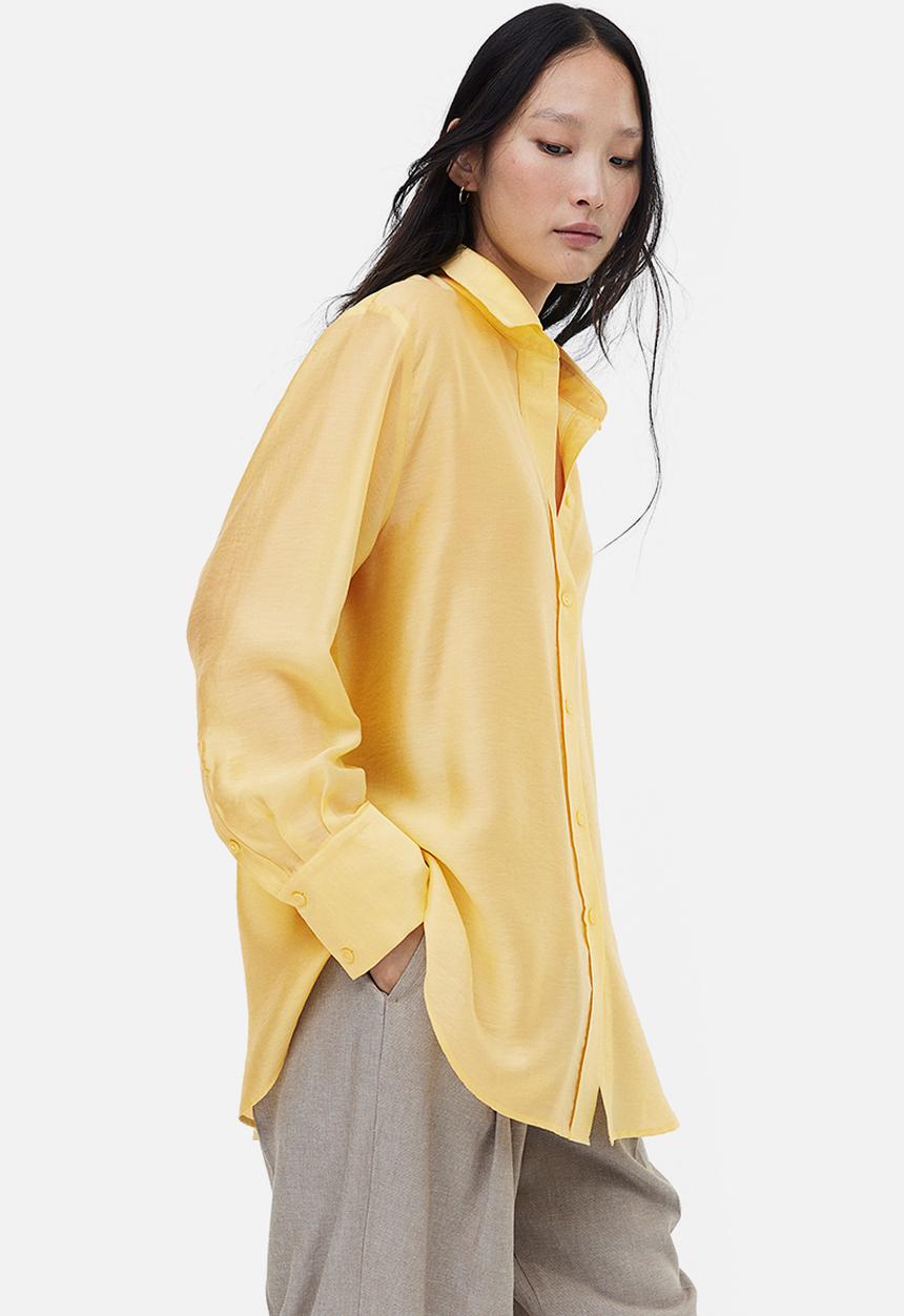 H&M - Relaxed-fit shirt - yellow