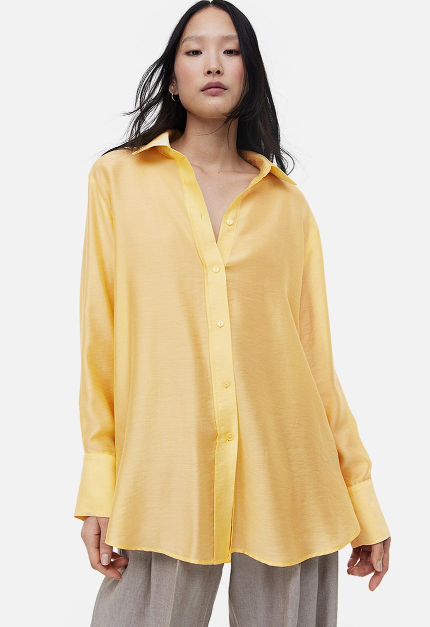 H&M - Relaxed-fit shirt - yellow