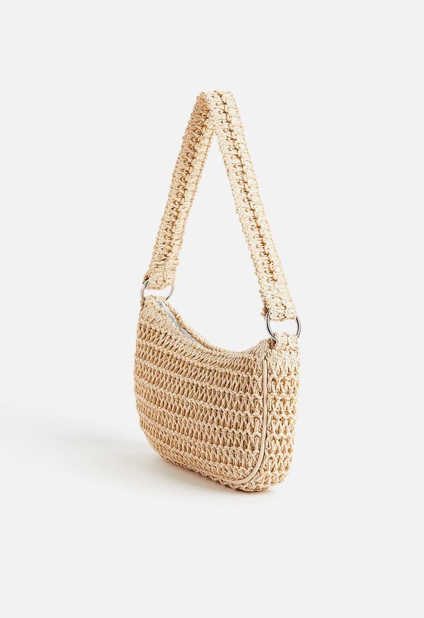 H&M - Straw shoulder bag - beige