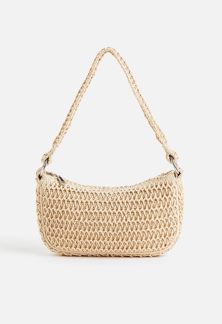 H&M - Straw shoulder bag - beige