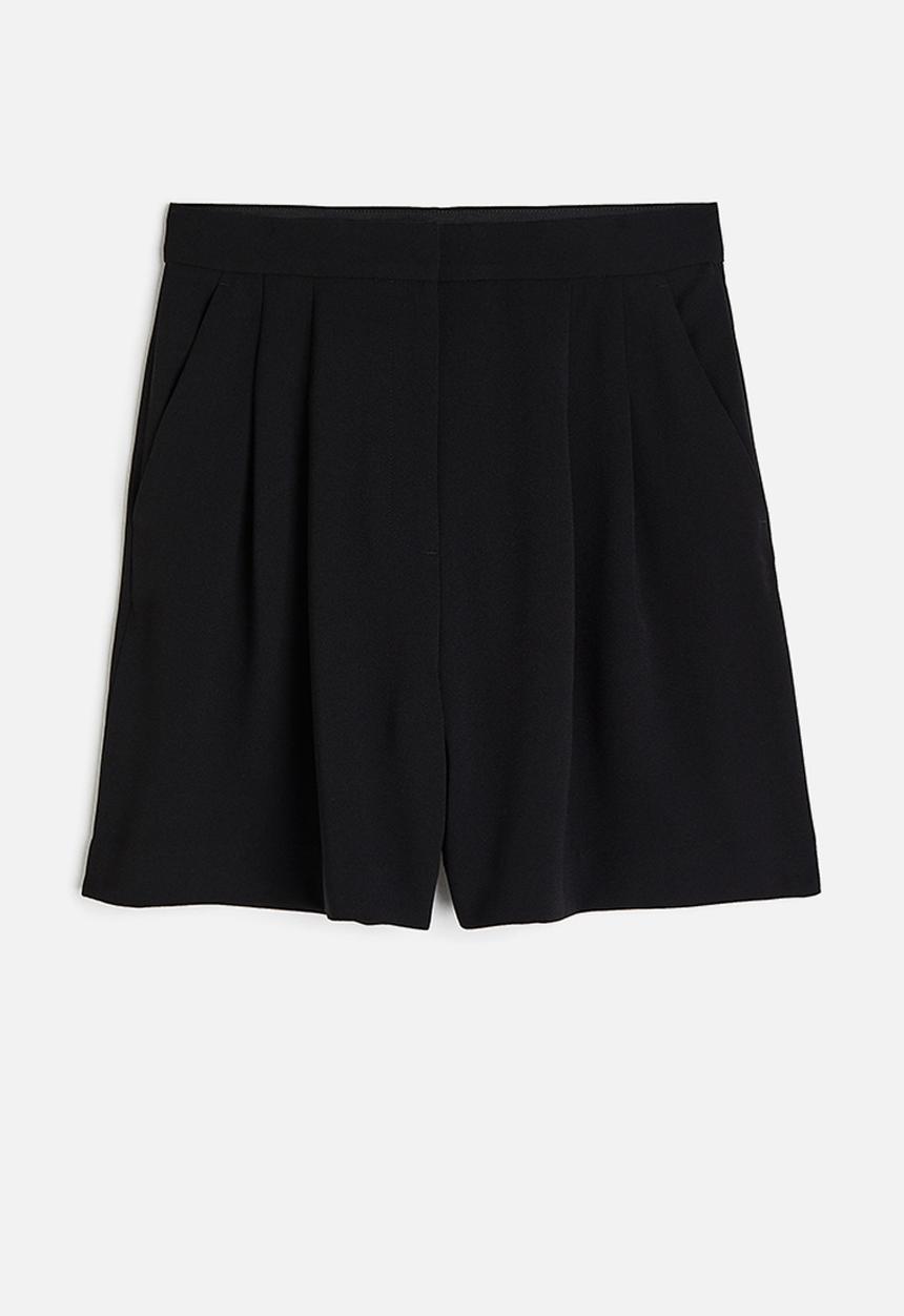 H&M - Wide shorts - black
