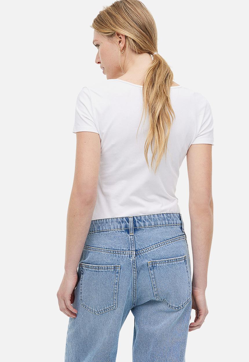 H&M - V-neck t-shirt - white