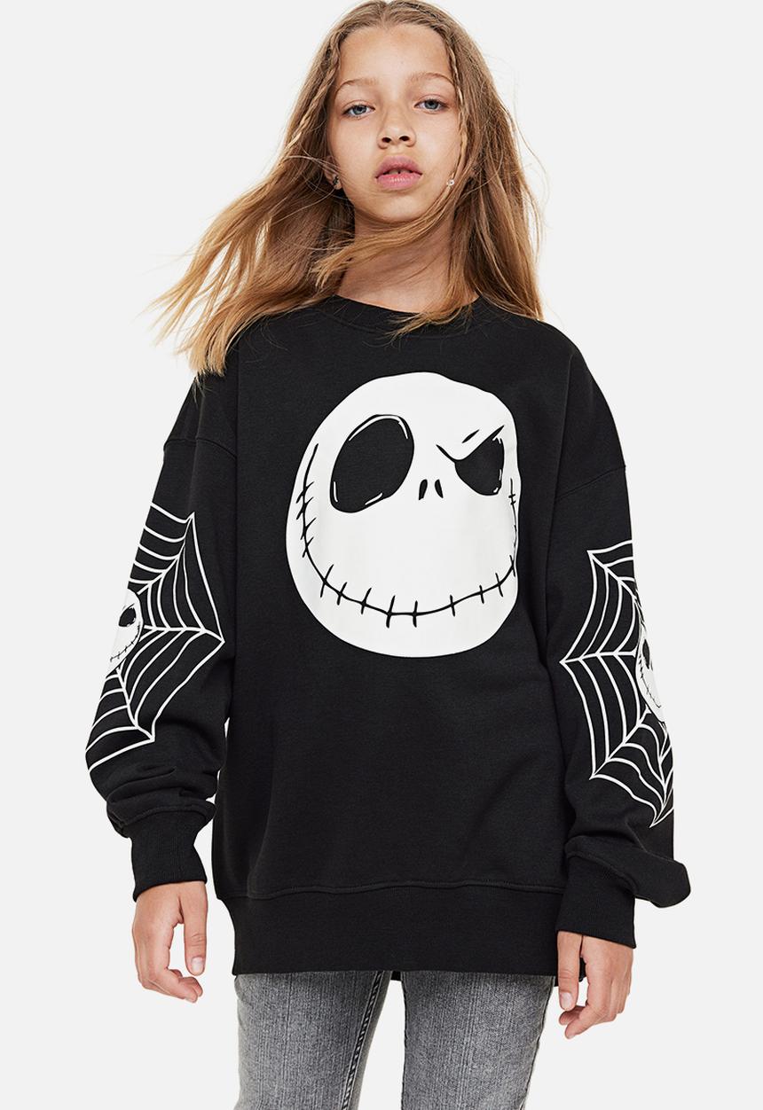 H&M - Oversized sweatshirt - black the nightmare before