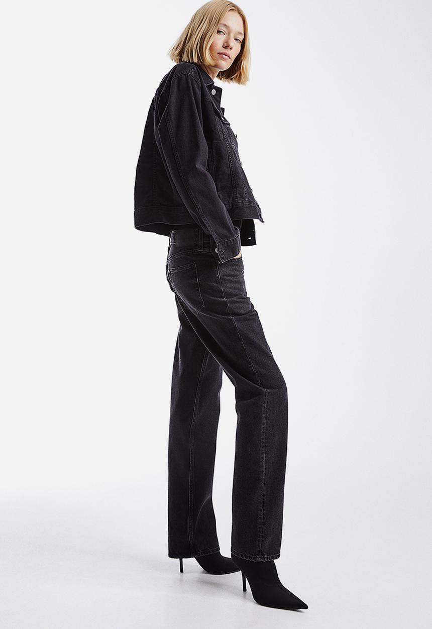 H&M - Straight regular jeans - black