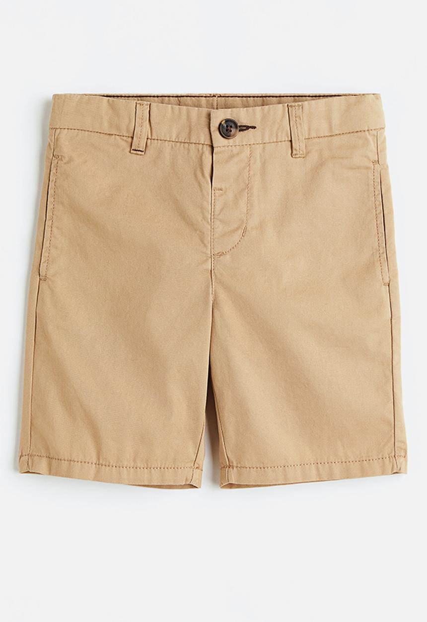 H&M - Cotton chino shorts - beige