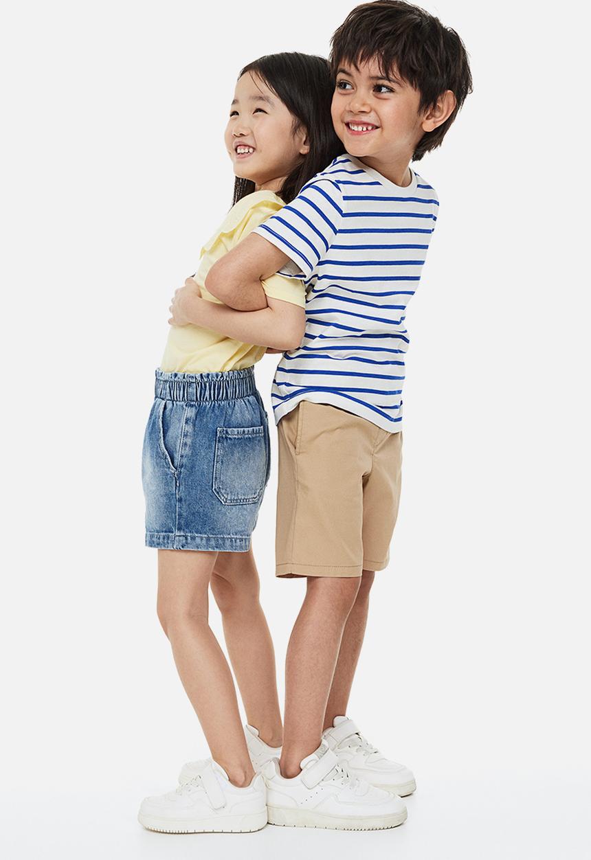 H&M - Cotton chino shorts - beige