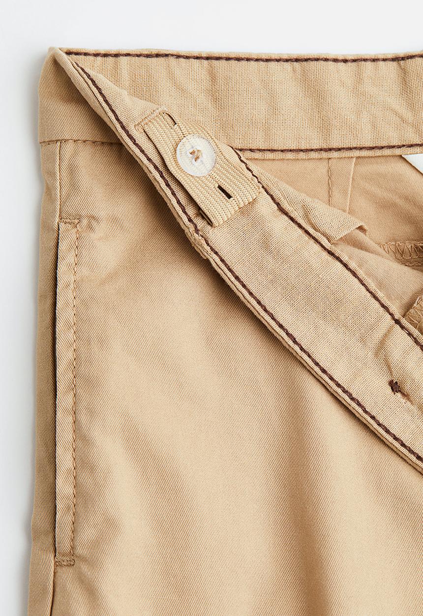 H&M - Cotton chino shorts - beige