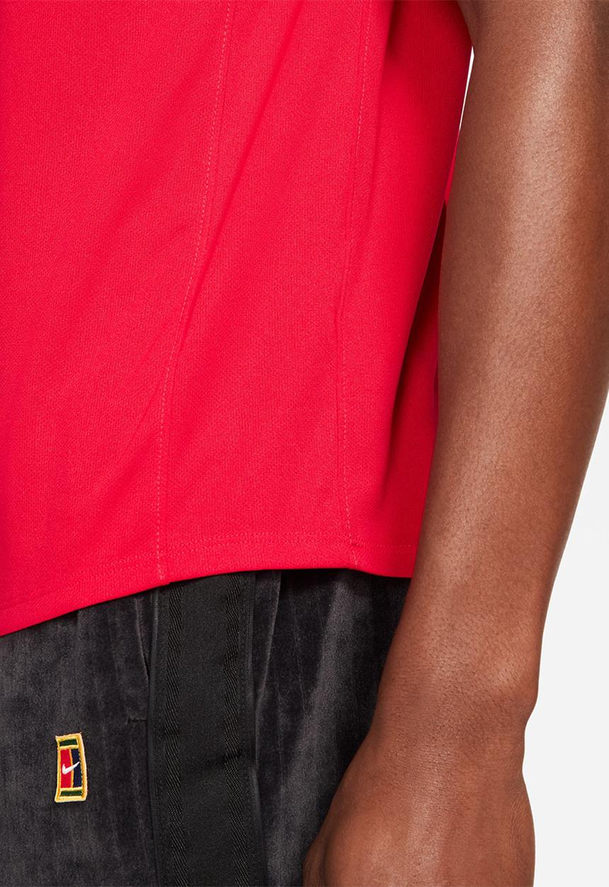 Nike - M nkct df vctry top - university red & white