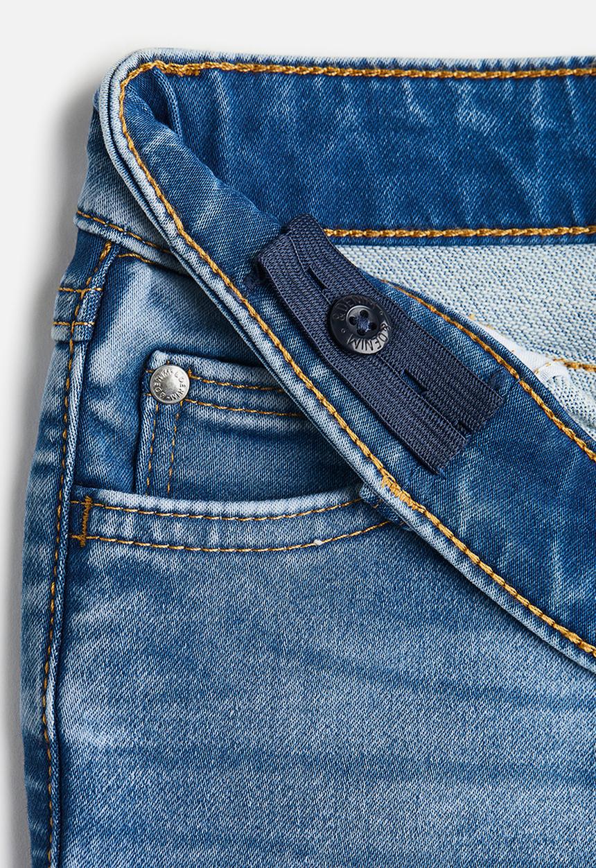 H&M - Superstretch denim shorts - denim blue