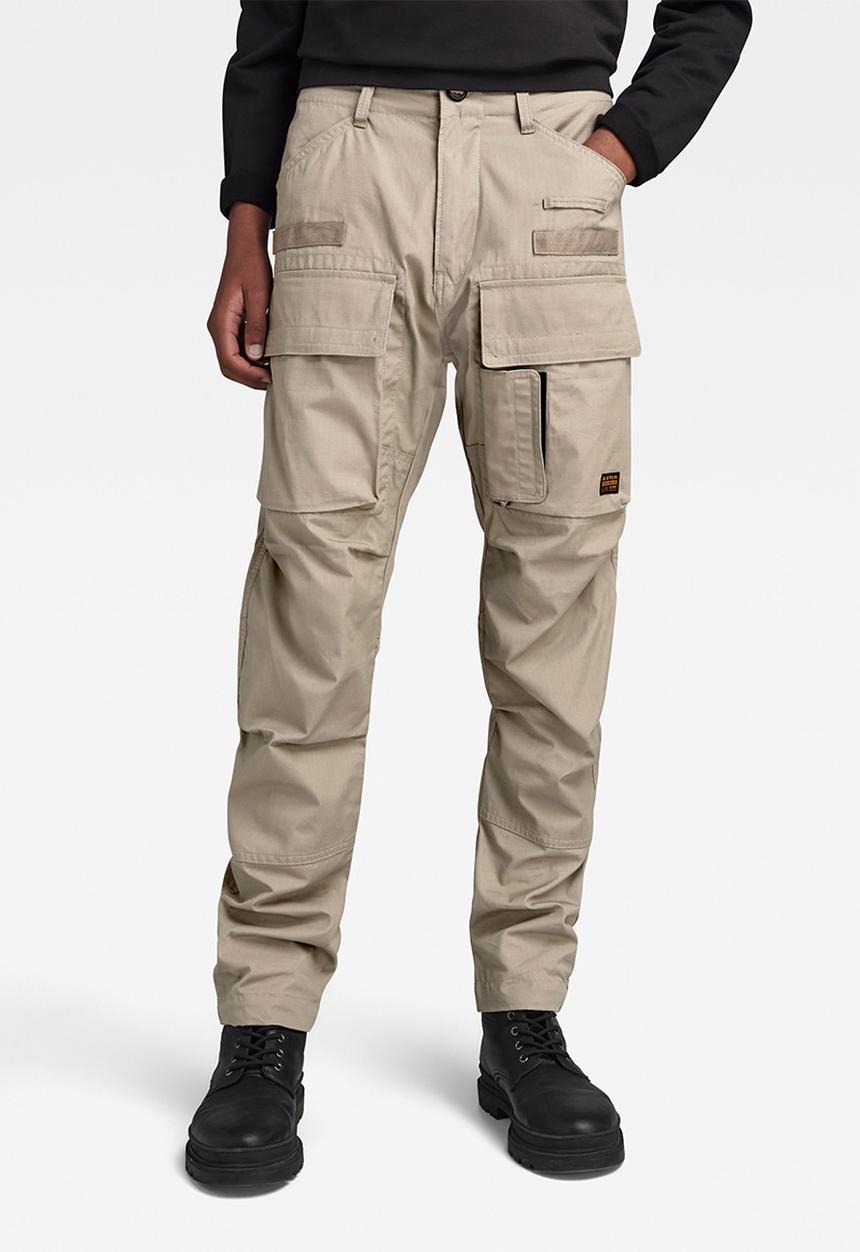 G-STAR - 3D regular tapered cargo vintage ripstop r - elephant skin