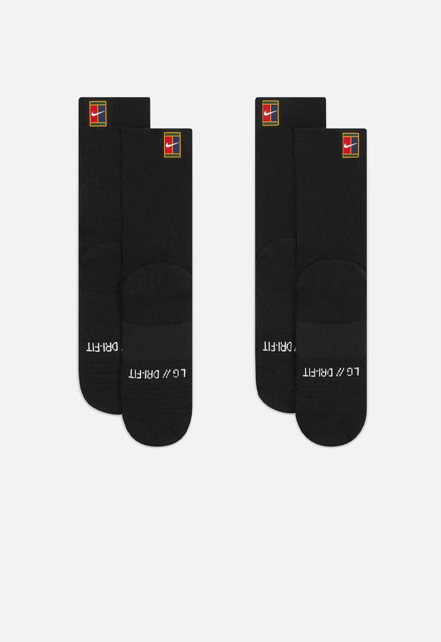 Nike - U nk multiplier crew 2pr cush - black