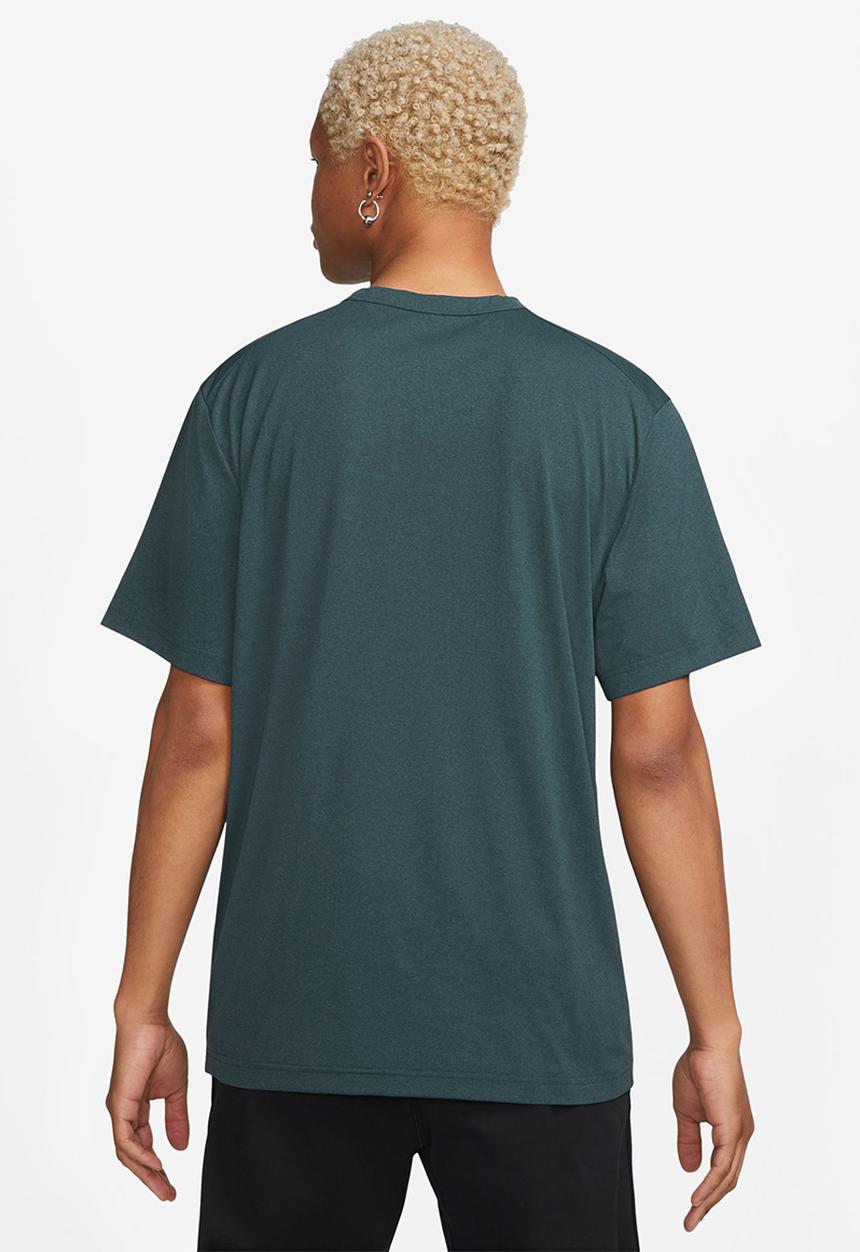 Nike - M nk uv hyverse short sleeve - dark green
