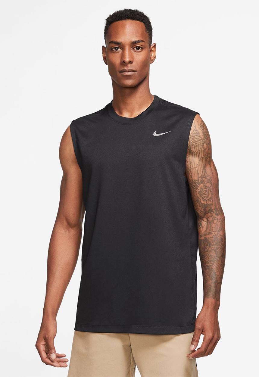 Nike - M nk df tee rlgd sl reset - black/matte silver