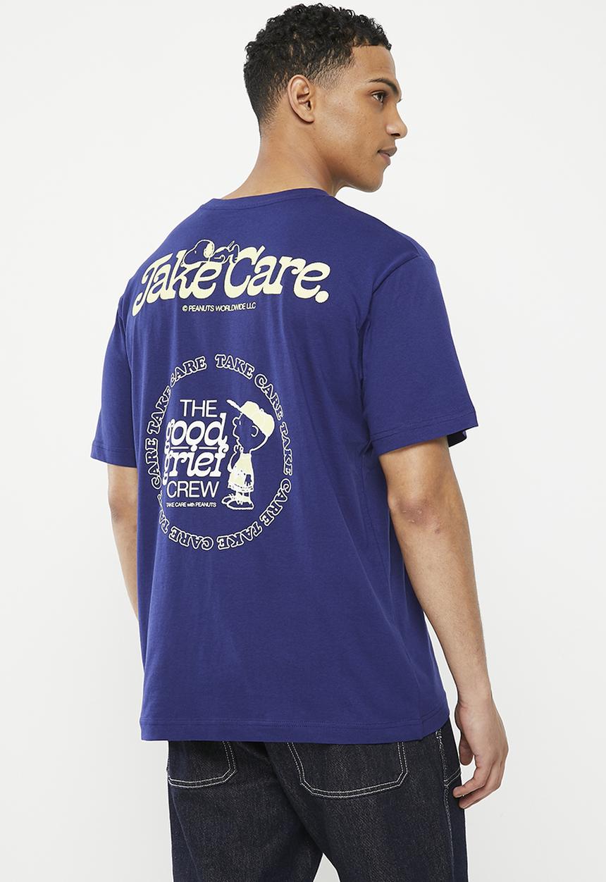 Only & Sons - Onspeanuts rlx short sleeve tee - beacon blue