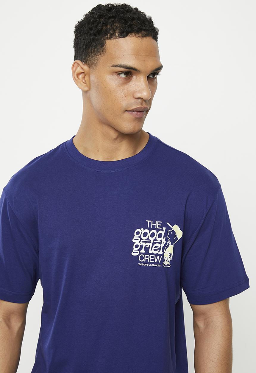 Only & Sons - Onspeanuts rlx short sleeve tee - beacon blue