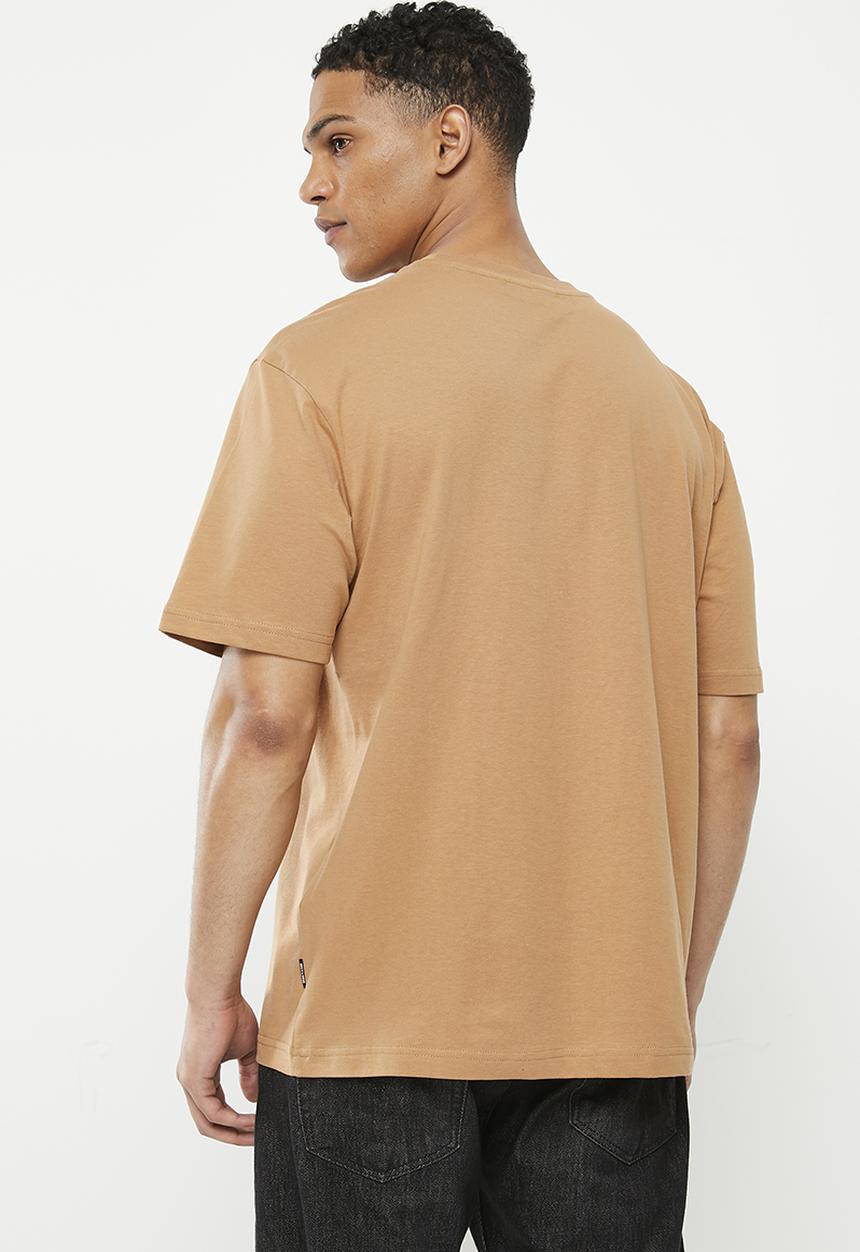 Only & Sons - Onsminecraft rlx short sleeve tee - tobacco brown