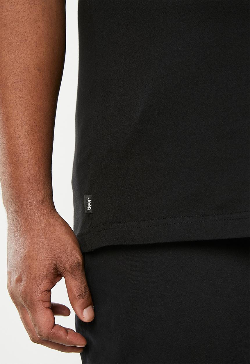 JEEP - Jeep logo print tee - black