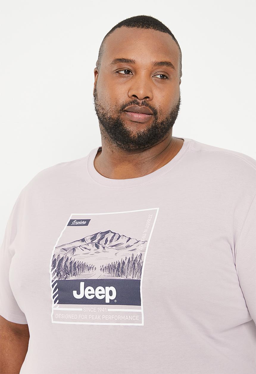 JEEP - Fashion graphics tee - grey