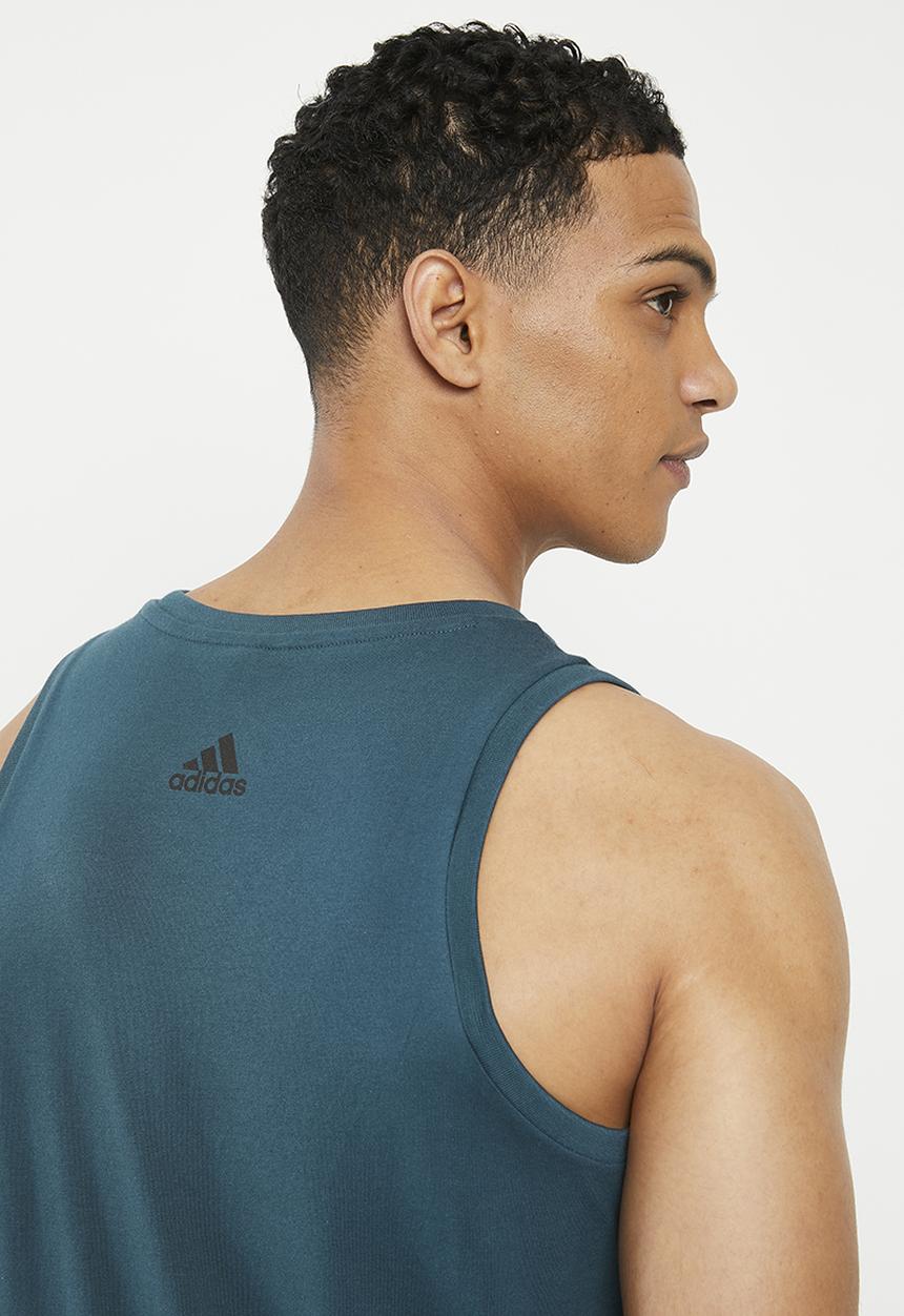 adidas Performance - M fi camo tank - teal